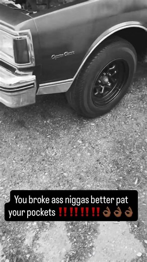 Box Chevy first start up since being swapped ‼️‼️😳