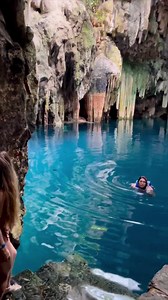 Enjoy the view: 💧🌿 This is Tsukán Cenote, a stop during your Xichén Deluxe and Xichén Clásico Tour. Book in: social.xcaret.com/xex-archaeological-tours 📹@tsukansantuario | Xcaret Expeditions