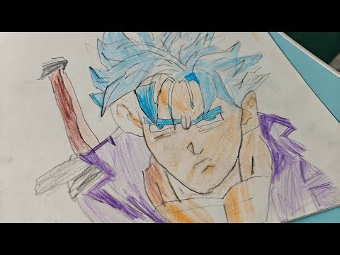Drawing FUTURE TRUNKS Super Saiyan BLUE OF RAGE | Dragonball Super |TolgArt