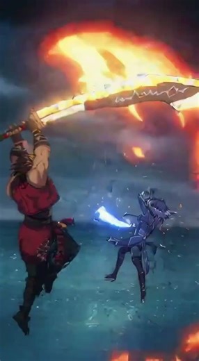 a short fight #anime #2d#fighting