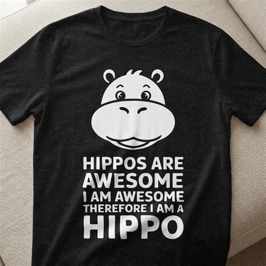 Awesome Hippo Png, Hippo Shirt Design, Cute Hippo Sublimation Design, Animal Lover Png, Instant Download Png, Dtf Design, Funny Hippo Gift - Etsy
