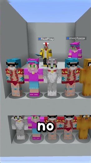 Adivina al YOUTUBER en Minecraft #shorts