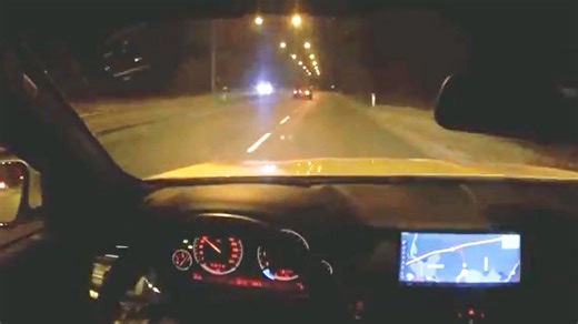 BMW 550i F10 Acceleration Test – Autobahn Kickdown & Onboard Sound