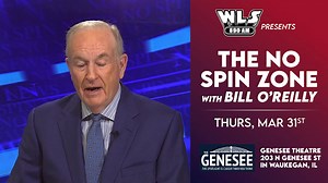 👋 Hi Chicago! Join me LIVE on Thursday, March 31st at the Genesee Theatre! I can tell you stuff on stage that I cannot say on TV or radio. Don’t miss out! See you there! | Bill O'Reilly