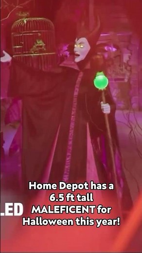 Home Depot Giant Maleficent 🐦‍⬛