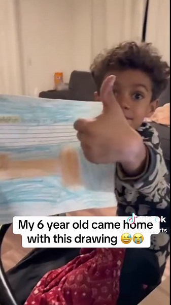 Adorable Goldfish Drawing from a 6-Year-Old