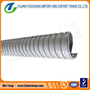 [Hot Item] PVC Coated Gray Color Flexible Cable Conduit