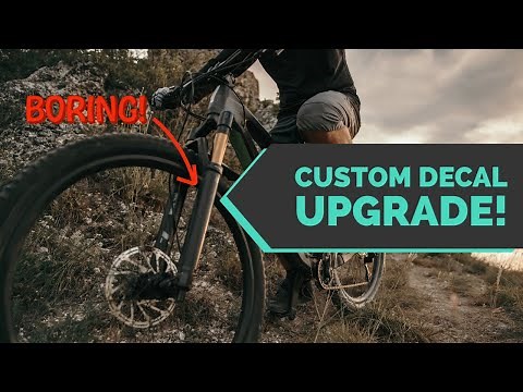 HOW TO Install Custom RockShox Fork Decals!