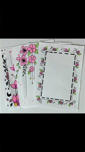 Broder design for project(pink colour)