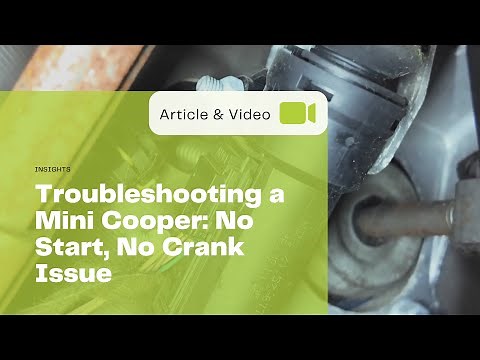 Mini cooper No start, No crank A0C1+A0C2