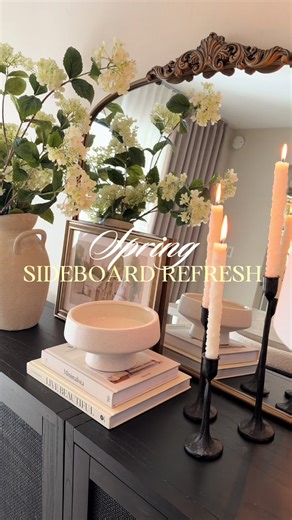 Spring Home Decor Ideas for a Fresh Sideboard Refresh
