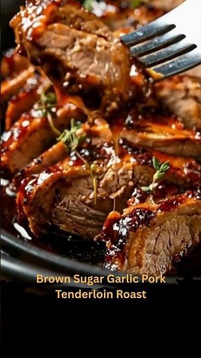 Brown Sugar Garlic Pork Tenderloin Roast