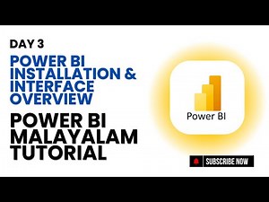 Day 3 - POWER BI installation & Interface Overview - POWER BI Malayalam Tutorial _ Dr Nimisha Davis