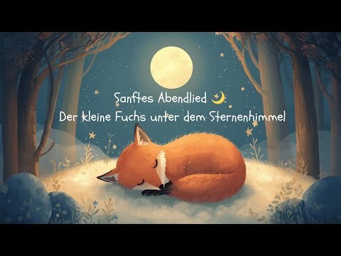 Der kleine Fuchs unterm Sternenhimmel 🌙🦊 | Einschlafmusik für Babys & Kinder🎶 | Sanftes Abendlied