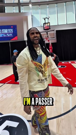2 Chainz might’ve been a passer tonight, but he says he’s really a shooter 🔥 He even showed Donovan Mitchell some of the fundamentals! | NBA
