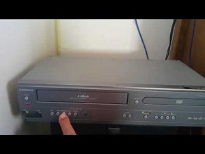 Magnavox MWD 2206 DVD/VCR Test Demo