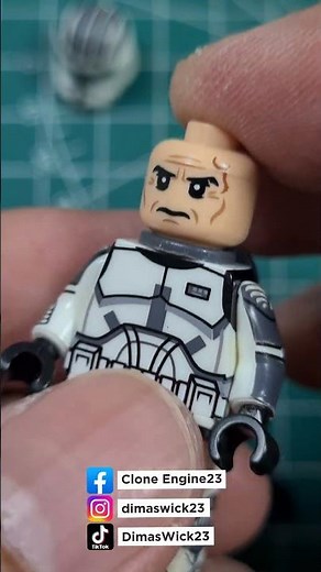 Lego MOC Clone Trooper Commander 104th Wolfpack Squad - XINH & WM Parts #clonewars