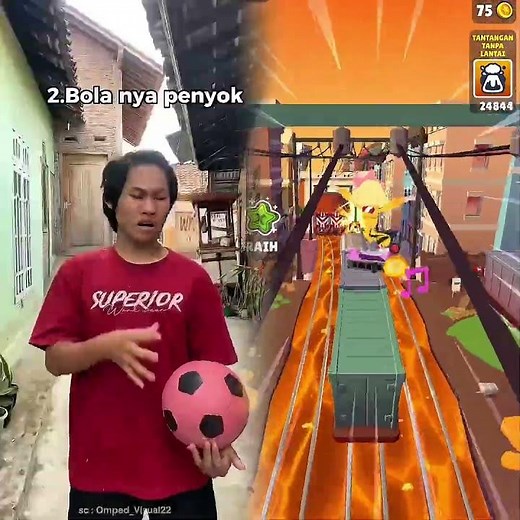tipe2 bocil main bola part 5 #ompedvisual #komedi #ngakak #lucu #shorts