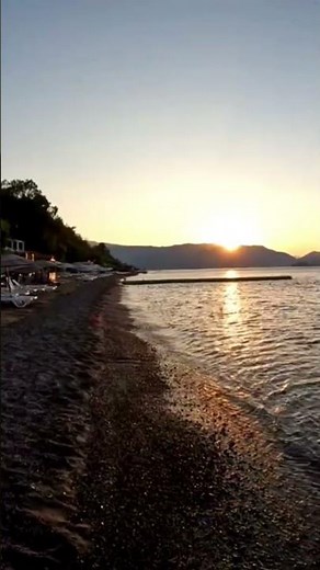 Relaxing Beach Walk in İçmeler, Marmaris Türkiye 🌊 #trending