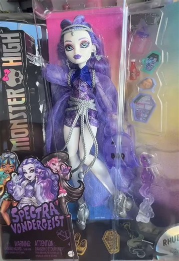unboxing spectra vondergeist ✨ #monsterhigh #spectravondergeist