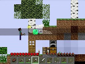 playing paper Minecraft(griffpatch) in scratch