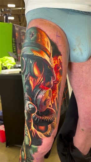 Zombie tattoo collaboration in Dallas | by Levgen
