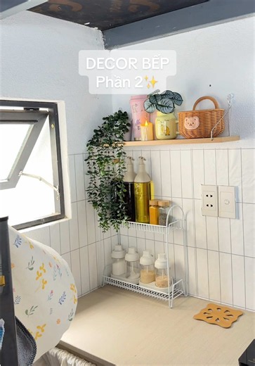 Decor bếp phòng trọ phần 2: ý tưởng kệ chén & kệ để đồ gọn