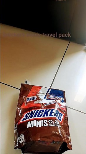 snickers minis travel pack review 🍫🤎