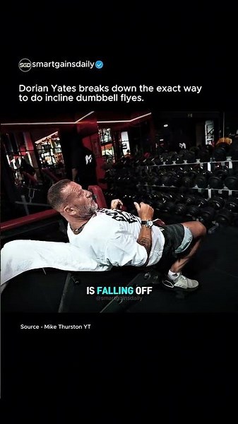 Dorian Yates Incline Dumbbell Flyes Tutorial | Exact Form & Technique Explained