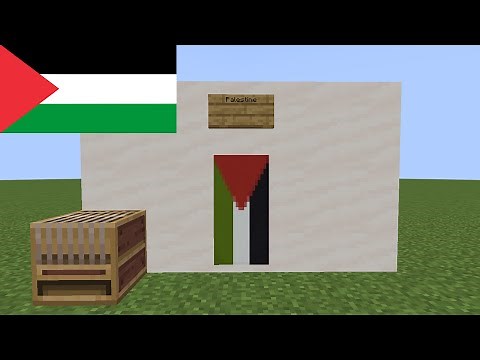 How to Make Palestine's Flag in Minecraft