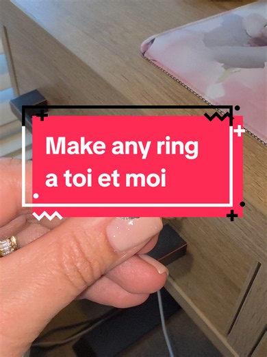 Custom Solitaire Designed to Pair as a Toi et Moi