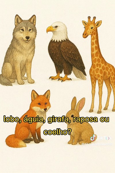 Escolha seu animal e descubra sua personalidade!