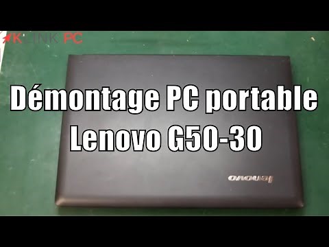 How to disassemble a Lenovo G50-30 laptop