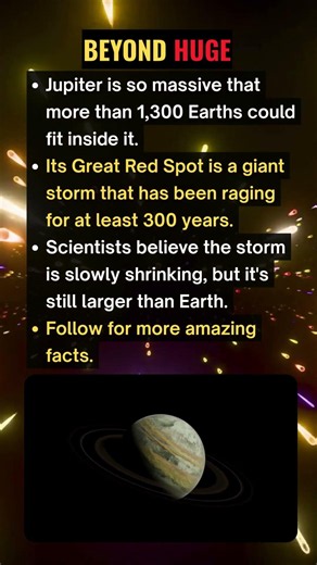 Jupiter The Planet Where 1,300 Earths Could Fit Inside #facts