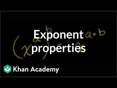 Exponent properties 3 | Exponent expressions and equations | Algebra I | Khan Academy