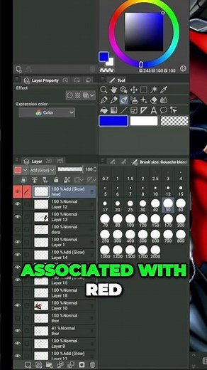 How to change the layer color CPS #clipstudiopaint