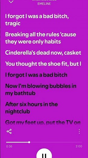 Cinderella's dead lyrics video #emeline #music