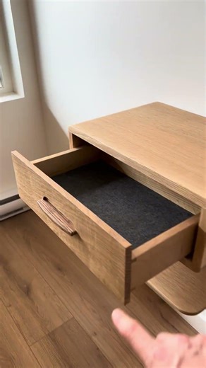 Beautiful in, beautiful out. Soft close undermount drawer slides. #woodworking #woodwork
