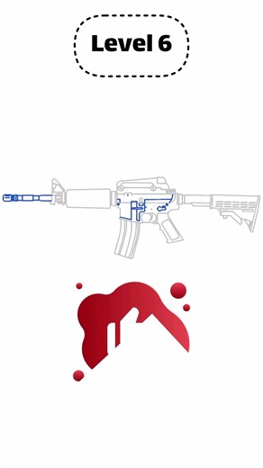 Learn to draw step by step:M4🔫