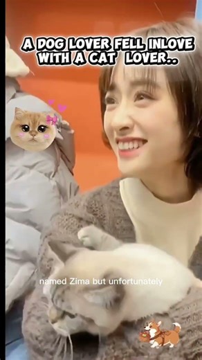 Dog lover loves cat lover! #shorts #dylanwang #shenyue #furfect