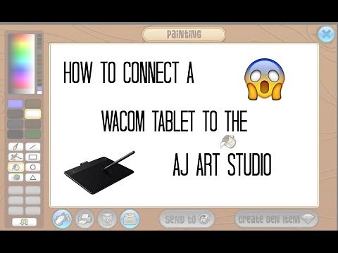 Animal Jam/ How to connect a Wacom Tablet to the AJ Art Studio