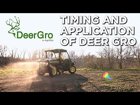 Proper Timing And Application Rates For DeerGro Plot Start