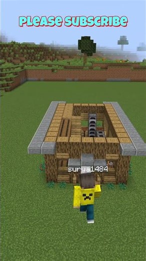 Minecraft Starter Base Tutorial (Easy Survival House) #minecraft#shorts