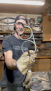 This was an idea that has been in my head for years; every time I would make rings on this fixture for the door knockers I make, it would pop into my head again. So last night I finally decided to it pop out instead, and this is the result. I never imagined they would be wearable in the end, so that was a fun bonus. Now I’m thinking they might be the right size for some old wine bottle lenses… #Metal #metalwork #oddlysatisfying #menardmetalcraft | Menard Metal Craft