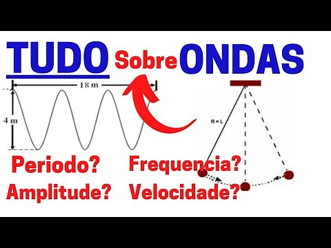 Como Calcular período de onda, frequência, amplitude de onda, velocidade( ondas mecânicas 10 classe)