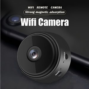 Oraolo Indoor Security Camera, 1080P Clear Night Vision, Home Surveillance Camera, Wireless Small Camera for Home Security Monitoring, Black