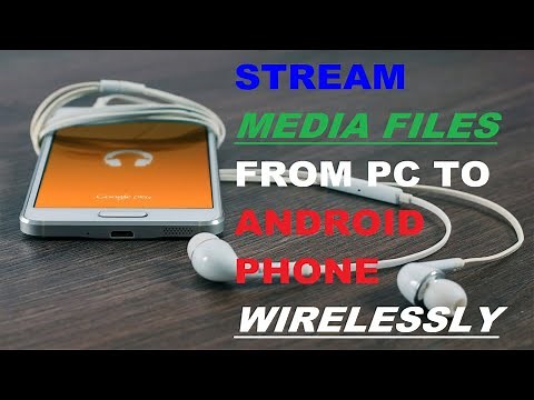 Stream Media file from Windows 10 to any Android Phone.