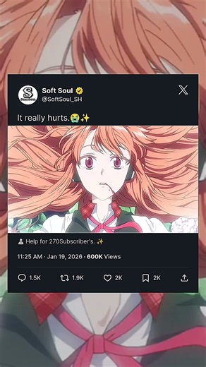 A very painful death!😢