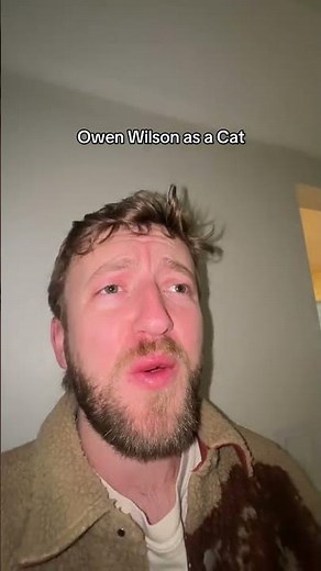 “Owen Wilson as a Cat😹 Funny Impression Skit | Viral Comedy Short#OwenWilson #FunnyImpressionShorts