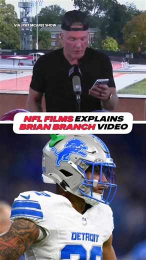 NFL Films provided a reason for deleting their video on Brian Branch 👀 “On X, it felt overly critical to Brian (Branch). So we took it down.” | Woodward Sports